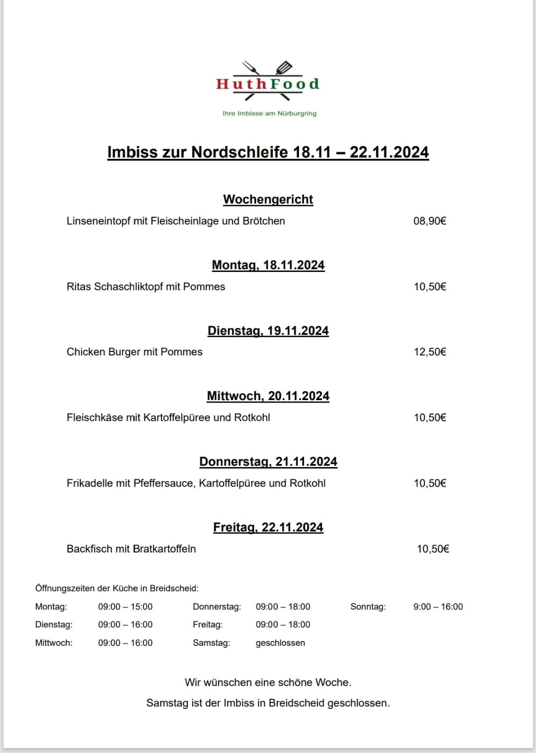 Wochenangebot - Breidscheid